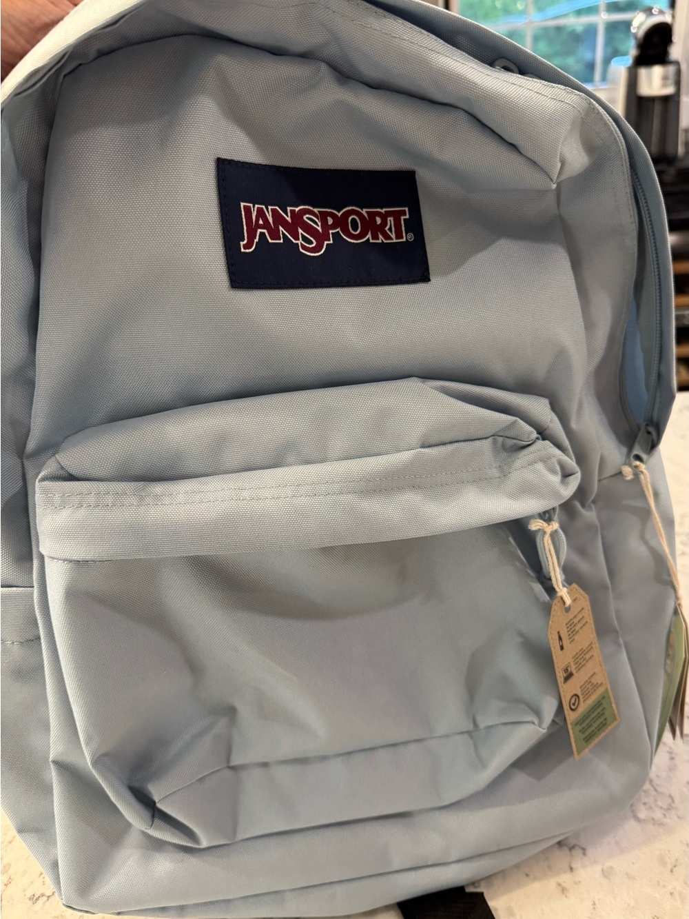 JanSport Blue Dusk Superbreak Plus Backpack. Brand New!